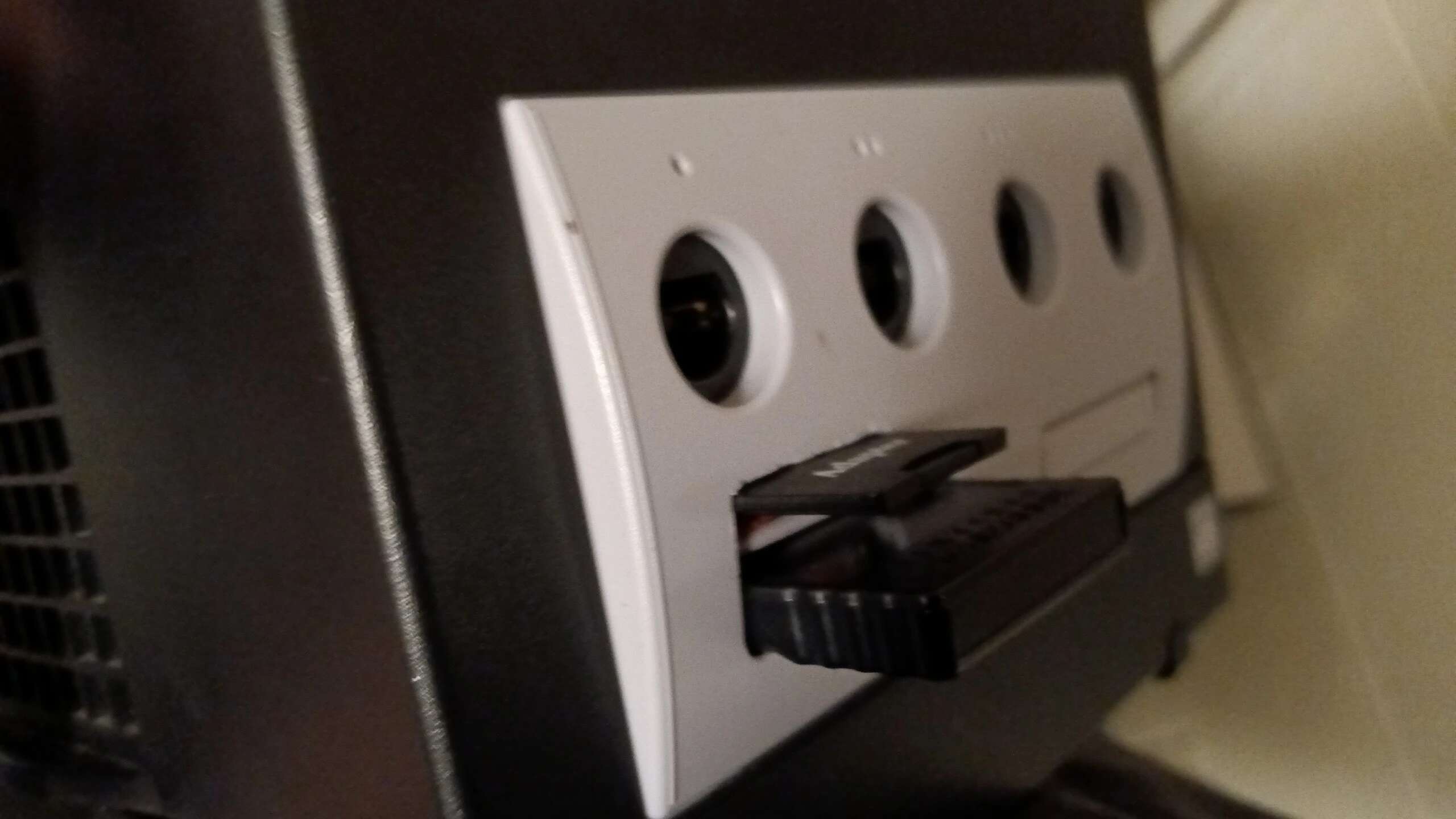 SD adapter fitted